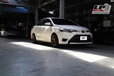 #TOYOTA#VIOS เสริมหล่อจัดล้อแม็ก #MGW MF-6003 TE37 15x7 ET30 4x100 #Copper ใส่ยางเดิมสวยลงตัวแบบหล่อเลย เดินทางปลอดภัยนะครับ ขอบคุณ