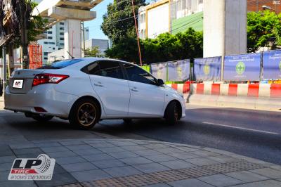 #TOYOTA#VIOS เสริมหล่อจัดล้อแม็ก #MGW MF-6003 TE37 15x7 ET30 4x100 #Copper ใส่ยางเดิมสวยลงตัวแบบหล่อเลย เดินทางปลอดภัยนะครับ ขอบคุณ