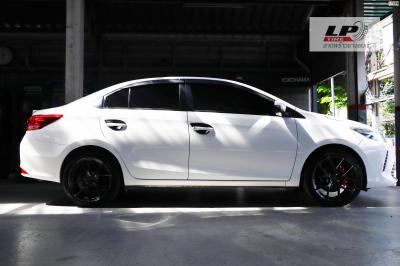 #TOYOTA#VIOS จัดแม็ก LENSO Jager Dyna 17x7.5 ET35 4x100 HD คู่ยาง YOKOHAMA ES32 205/45-17 สวยลงตัว