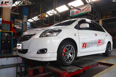 #TOYOTA #VIOS จัดแม็กโปร #MGW 15x7 ET35 4x100 #HB พร้อมยางยนต์ DUNLOP LM704 195/55-15