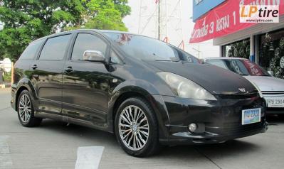 Toyota Wish + ล้อแม็ก Traffics Vouge 17นิ้ว