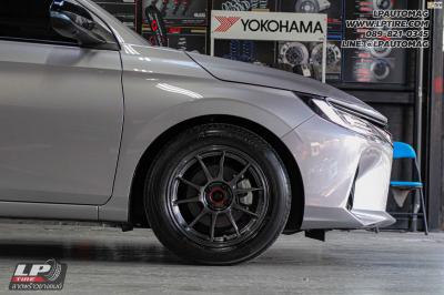 รถ - TOYOTA YARIS ล้อแม็ก - NK Performance NK105N Flowforming NK Dark สเปค - 16x7 ET35 4x100
ยาง -YOKOHAMA รุ่น Bluearth-FE AE30 เบอร์ - 195/60R16