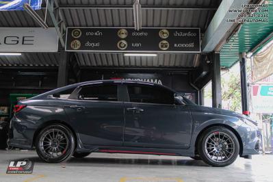 รถ - TOYOTA YARIS ล้อแม็ก - SSW S254 RS05RR เทากัน สเปค - 17x8 ET35 4x100 รัดยาง -ALLIANCE AL30 030Ex เบอร์- 215/50-17