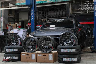 รถ - TOYOTA YARIS ล้อแม็ก - SSW S254 RS05RR เทากัน สเปค - 17x8 ET35 4x100 รัดยาง -ALLIANCE AL30 030Ex เบอร์- 215/50-17