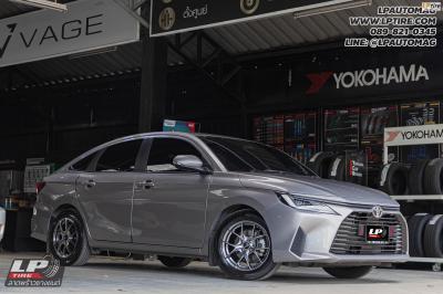 รถ - Toyota Yaris ATIV ล้อแม็ก - LENSO Jager Dyna HB สเปค - 16x7 ET35 4x100 ยาง - YOKOHAMA รุ่น Bluearth-FE AE30 เบอร์- 195/60R16