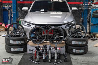 รถ - TOYOTA YARIS ATIV ล้อแม็ก - EmotionR FRX BY LENSO Dark Gun สเปค - 17x7.5 ET35 4x100
ยาง - ALLIANCE AL30 030Ex เบอร์- 215/45-17 ชุดสตรัท SILVER NEOMAX PRIME