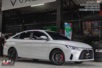รถ - TOYOTA YARIS ATIV ล้อแม็ก - LENSO Jager Dyna HD สเปค- 17x7.5 ET35 4x100 ยาง - LENSO D-1CS เบอร์- 215/45-17