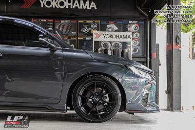 รถ - TOYOTA YARIS ATIV ล้อแม็ก - LENSO Jager Dyna ดำด้าน สเปค - 17x7.5 ET35 4x100 ยาง - YOKOHAMA ALLIANCE AL30 030Ex เบอร์- 215/45-17 โช้คอัพ - PROFENDER DRIFT Series