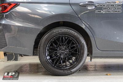 รถ - TOYOTA YARIS Ativ ล้อแม็ก - LENSO YETI ดำด้าน สเปค - 16x7 ET35 4x100 ยาง - MICHELIN Primacy 4 เบอร์ - 205/55R16