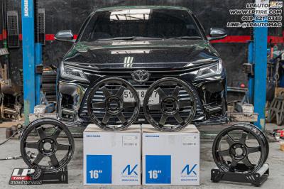 รถ - TOYOTA YARIS ATIV ล้อแม็ก - NK Performance NK37 Flowforming DGM สเปค -16x7 ET35 4x100
ใช้ยางเดิม