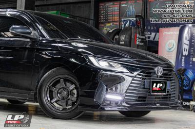 รถ - TOYOTA YARIS ATIV ล้อแม็ก - NK Performance NK37 Flowforming DGM สเปค -16x7 ET35 4x100
ใช้ยางเดิม