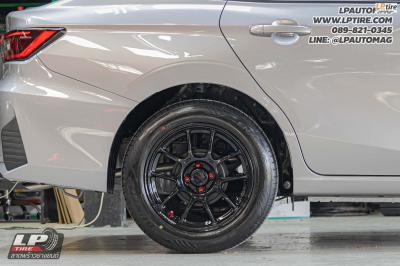 รถ - TOYOTA YARIS ATIV ล้อแม็ก - LENSO VENOM V1N FlowForming ดำเงา สเปค - 16x7 ET35 4x100