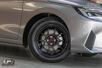 รถ - TOYOTA YARIS ATIV ล้อแม็ก - LENSO VENOM V1N FlowForming ดำเงา สเปค - 16x7 ET35 4x100
