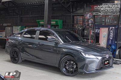 รถ - TOYOTA YARIS Ativ ล้อแม็ก - ORI WHEELS CHAPTER-4 FlowForming V-BLACK สเปค - 17x7.5 ET35 4x100 ยาง - TOYO CR1 เบอร์ - 215/50-17