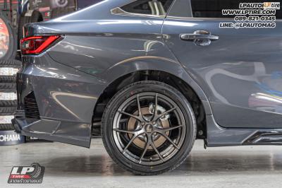 รถ - TOYOTA YARIS Ativ ล้อแม็ก - LENSO Jager Dyna HD สเปค - 17x7.5 ET35 4x100 รัดยาง - YOKOHAMA ALLIANCE AL30 เบอร์ - 215/45-17