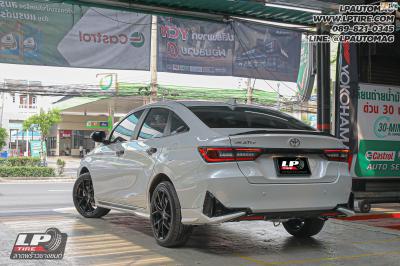 รถ - TOYOTA YARIS ATIV ล้อแม็ก - LENSO Jager Dyna ดำด้าน สเปค - 17x7.5 ET35 4x100 ยาง -ALLIANCE AL30 030Ex เบอร์ - 215/45-17