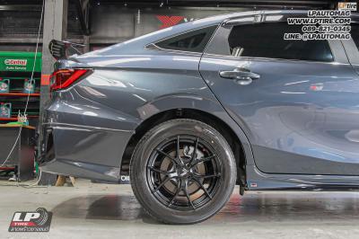 รถ - TOYOTA YARIS ATIV ล้อแม็ก - LENSO Jager Dyna ดำด้าน สเปค - 16x7 ET35 4x100 ใช้ยางเดิม