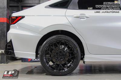 รถ - TOYOTA YARIS ATIV HEV GR SPORT ล้อแม็ก - VAGE VF032 FlowForming V-BLACK สเปค - 18x8.5 ET35 5x100 ยาง - ALLIANCE AL30 030Ex เบอร์ - 225/40-18