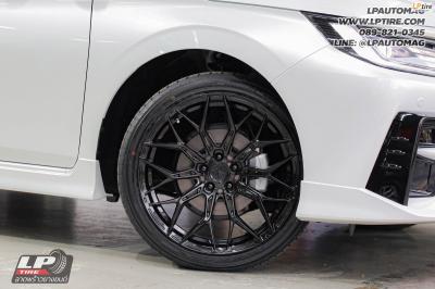รถ - TOYOTA YARIS ATIV HEV GR SPORT ล้อแม็ก - VAGE VF032 FlowForming V-BLACK สเปค - 18x8.5 ET35 5x100 ยาง - ALLIANCE AL30 030Ex เบอร์ - 225/40-18