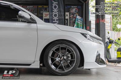 รถ - TOYOTA YARIS ATIV&nbsp;ล้อแม็ก - Auto Option AOW-009 FlowForming Hyper Dark สเปค - 17x8 ET35 4x100&nbsp;ยาง - ALLIANCE AL30 030Ex เบอร์ - 215/45-17 สปริงโหลด YSS