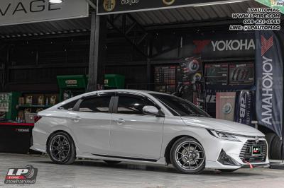 รถ - TOYOTA YARIS ATIV&nbsp;ล้อแม็ก - Auto Option AOW-009 FlowForming Hyper Dark สเปค - 17x8 ET35 4x100&nbsp;ยาง - ALLIANCE AL30 030Ex เบอร์ - 215/45-17 สปริงโหลด YSS