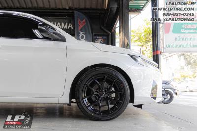 รถ -TOYOTA YARIS ATIV&nbsp;ล้อแม็ก - ORI WHEELS CHAPTER-4 FlowForming V-BLACK สเปค - 17x7.5 ET35 4x100&nbsp;รัดยาง - ALLIANCE AL30 030Ex เบอร์ - 215/50-17