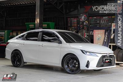 รถ -TOYOTA YARIS ATIV ล้อแม็ก - ORI WHEELS CHAPTER-4 FlowForming V-BLACK สเปค - 17x7.5 ET35 4x100 รัดยาง - ALLIANCE AL30 030Ex เบอร์ - 215/50-17