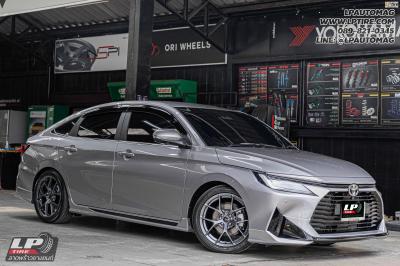 รถ - TOYOTA YARIS ATIV ล้อแม็ก - EmotionR FRX BY LENSO FlowForming Dark Gun สเปค - 17x7.5 ET35 4x100 ยาง - ALLIANCE AL30 030Ex เบอร์ - 215/45-17 สปริงโหลด - YSS SPRING SPORT SERISE (Red)