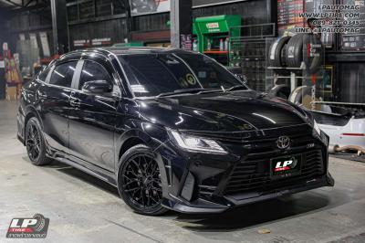 รถ - TOYOTA YARIS ATIV ล้อแม็ก - LENSO VENTUS ดำด้าน สเปค - 17x7 ET35 5x100 ยาง - ALLIANCE AL30 030Ex เบอร์ - 215/45-17