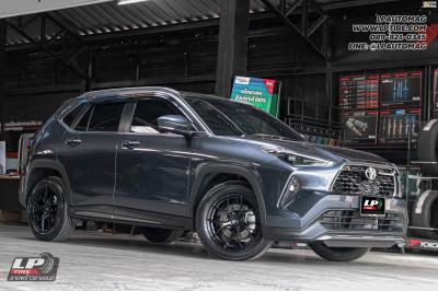 รถ - TOYOTA All-NEW YARIS CROSS ล้อแม็ก - LENSO Jager Dyna ดำด้าน สเปค -17x7.5 ET35 5x100
รัดยาง -YOKOHAMA AE61 เบอร์- 215/60-17