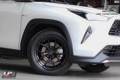 รถ - TOYOTA YARIS CROSS ล้อแม็ก - ORI WHEELS CHAPTER-4 FlowForming V-BLACK สเปค - 17x8 ET35 5x100 รัดยาง - Yokohama AE61D เบอร์- 215/60R17