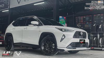 รถ - TOYOTA YARIS CROSS ล้อแม็ก - VGAE VF032 FlowForming V-BLACK สเปค -18x8.5 ET35 5x100
ยาง - YOKOHAMA AE61 เบอร์ - 215/55-18