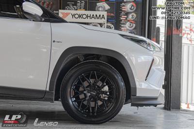 รถ - TOYOTA YARIS CROSS ล้อแม็ก - LENSO VENTUS ดำด้าน สเปค - 17x7 ET35 5x100 ยาง - YOKOHAMA AE61 เบอร์ - 215/60 R17