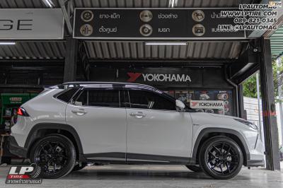 รถ - TOYOTA YARIS CROSS ล้อแม็ก - VAGE VF04 BLACK สเปค - 18x8.5 ET35 5x100