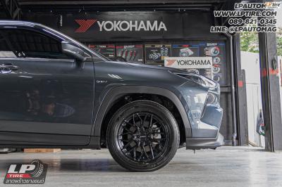 รถ - TOYOTA YARIS CROSS ล้อแม็ก - LENSO VENTUS ดำด้าน สเปค - 17x7 ET35 5x100 ** สามารถใส่ยางเดิมได้เลย * *