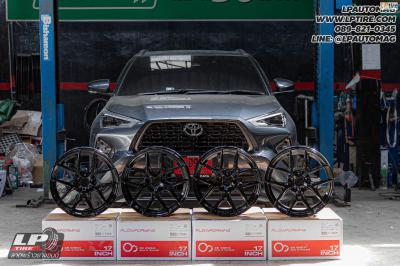 รถ - TOYOTA YARIS CROSS ล้อแม็ก - ORI WHEELS CHAPTER-4 FlowForming V-BLACK ขอบ - 17x8 ET35 5x100 *** ใช่ยางเดิม **
