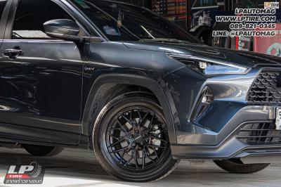 รถ - TOYOTA YARIS CROSS ล้อแม็ก - LENSO VENTUS ดำด้าน สเปค - 17x7 ET35 5x100***สามารถใส่ยางเดิมได้เลยครับ***