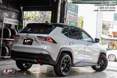 รถ - TOYOTA YARIS CROSS ล้อแม็ก - ORI WHEELS CHAPTER-4 FlowForming V-BLACK สเปค - 18x8.5 ET35 5x100 ใช้ยางเดิม