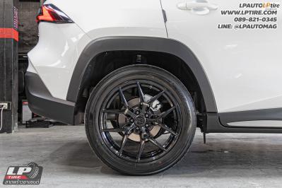 รถ - TOYOTA YARIS CROSS ล้อแม็ก - ORI WHEELS CHAPTER-4 FlowForming V-BLACK สเปค - 18x8.5 ET35 5x100 ใช้ยางเดิม