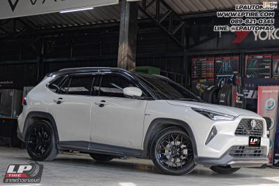 รถ - TOYOTA YARIS CROSS ล้อแม็ก - VAGE VF032 FlowForming V-BLACK สเปค - 18x8.5 ET35 5x100
ใช้ยางเดิม