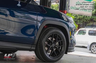 รถ - TOYOTA YARIS CROSS ล้อแม็ก - ORI WHEELS CHAPTER-4 FlowForming V-BLACK สเปค - 17x8 ET35 5x100 ใช้ยางเดิม โช้คอัพ - Profender DRIFT Series