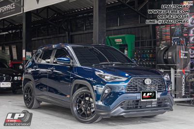 รถ - TOYOTA YARIS CROSS ล้อแม็ก - ORI WHEELS CHAPTER-4 FlowForming V-BLACK สเปค - 17x8 ET35 5x100 ใช้ยางเดิม โช้คอัพ - Profender DRIFT Series