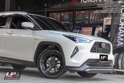 รถ - TOYOTA YARIS CROSS ล้อแม็ก - ENKEI SC47 ดำด้าน สเปค -17x7.5 ET38 5x100