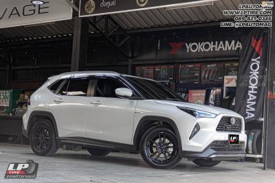 รถ - TOYOTA YARIS CROSS ล้อแม็ก - ENKEI SC47 ดำด้าน สเปค -17x7.5 ET38 5x100