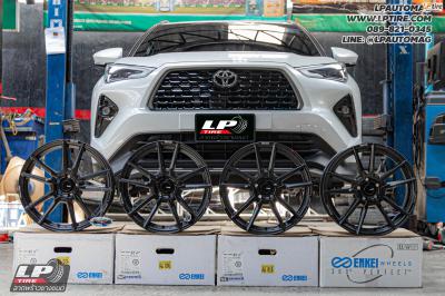 รถ - TOYOTA YARIS CROSS ล้อแม็ก - ENKEI SC47 ดำด้าน สเปค -17x7.5 ET38 5x100