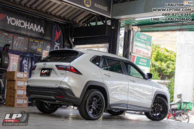 รถ - TOYOTA YARIS CROSS ล้อแม็ก - ENKEI SC47 ดำด้าน สเปค -17x7.5 ET38 5x100