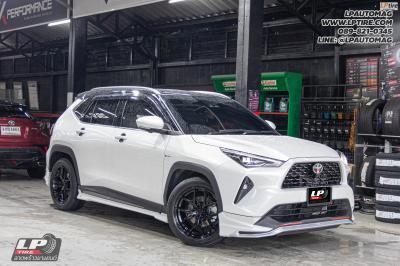 รถ - TOYOTA YARIS CROSS ล้อแม็ก - VAGE VF04 Flowforming BLACK สเปค - 18x8.5 ET35 5x100