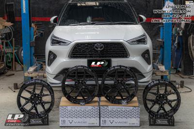 รถ - TOYOTA YARIS CROSS ล้อแม็ก - VAGE VF04 Flowforming BLACK สเปค - 18x8.5 ET35 5x100