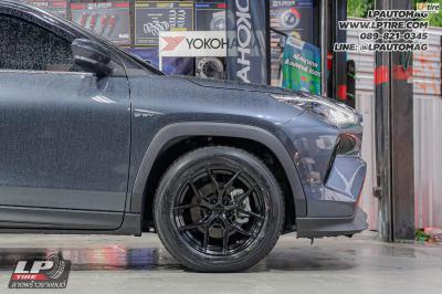 รถ - TOYOTA YARIS CROSS ล้อแม็ก - ORI WHEELS CHAPTER-4 FlowForming V-BLACK สเปค - 17x8 ET35 5x100 ใช้ยางเดิม โช้คอัพ - PROFENDER DRIFT SERIES