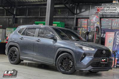 รถ - TOYOTA YARIS CROSS ล้อแม็ก - ORI WHEELS CHAPTER-4 FlowForming V-BLACK สเปค - 17x8 ET35 5x100 ใช้ยางเดิม โช้คอัพ - PROFENDER DRIFT SERIES